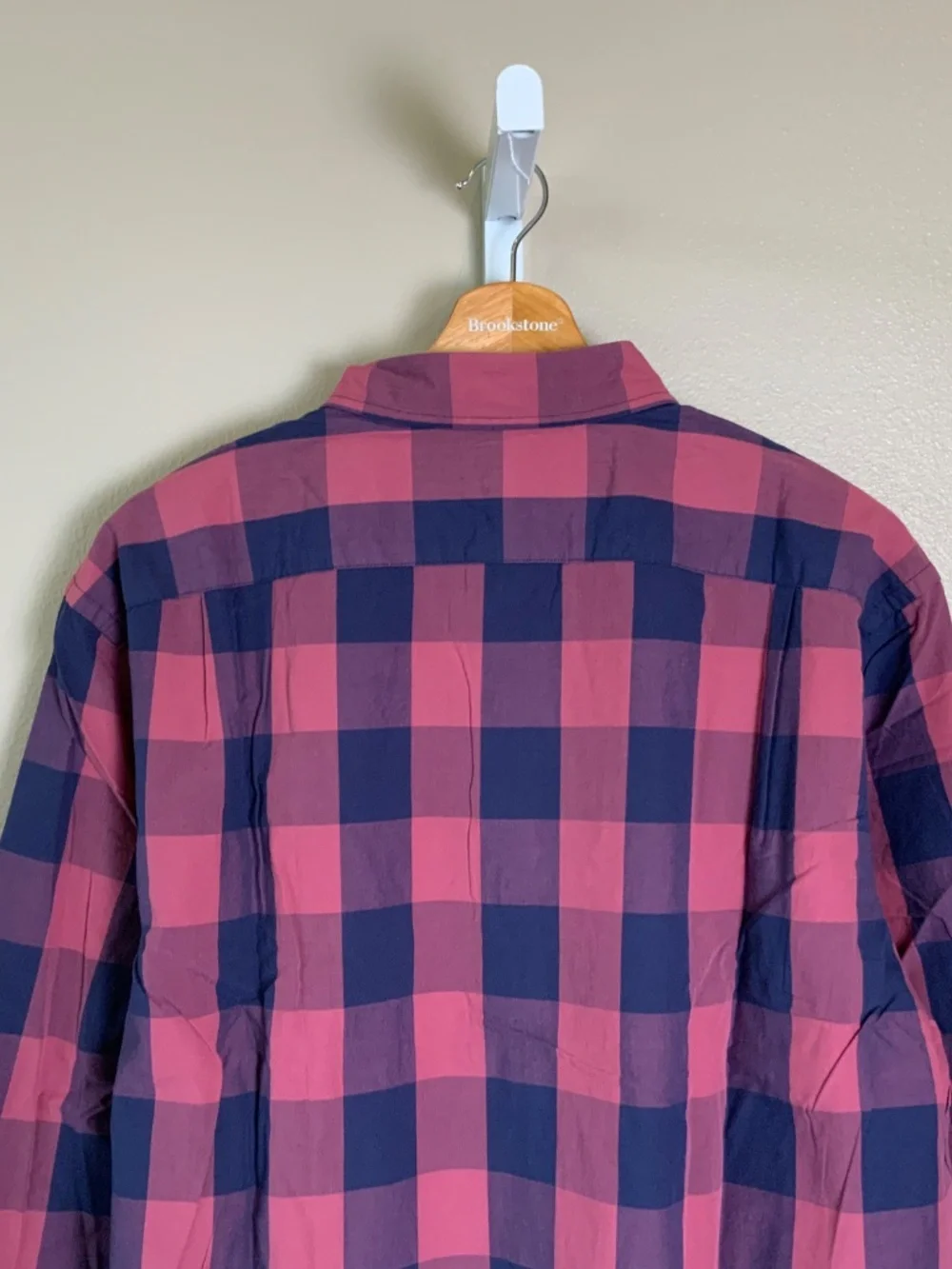 J. Crew Factory Gingham Buffalo Check Slim Washed Button Down Oxford Shirt